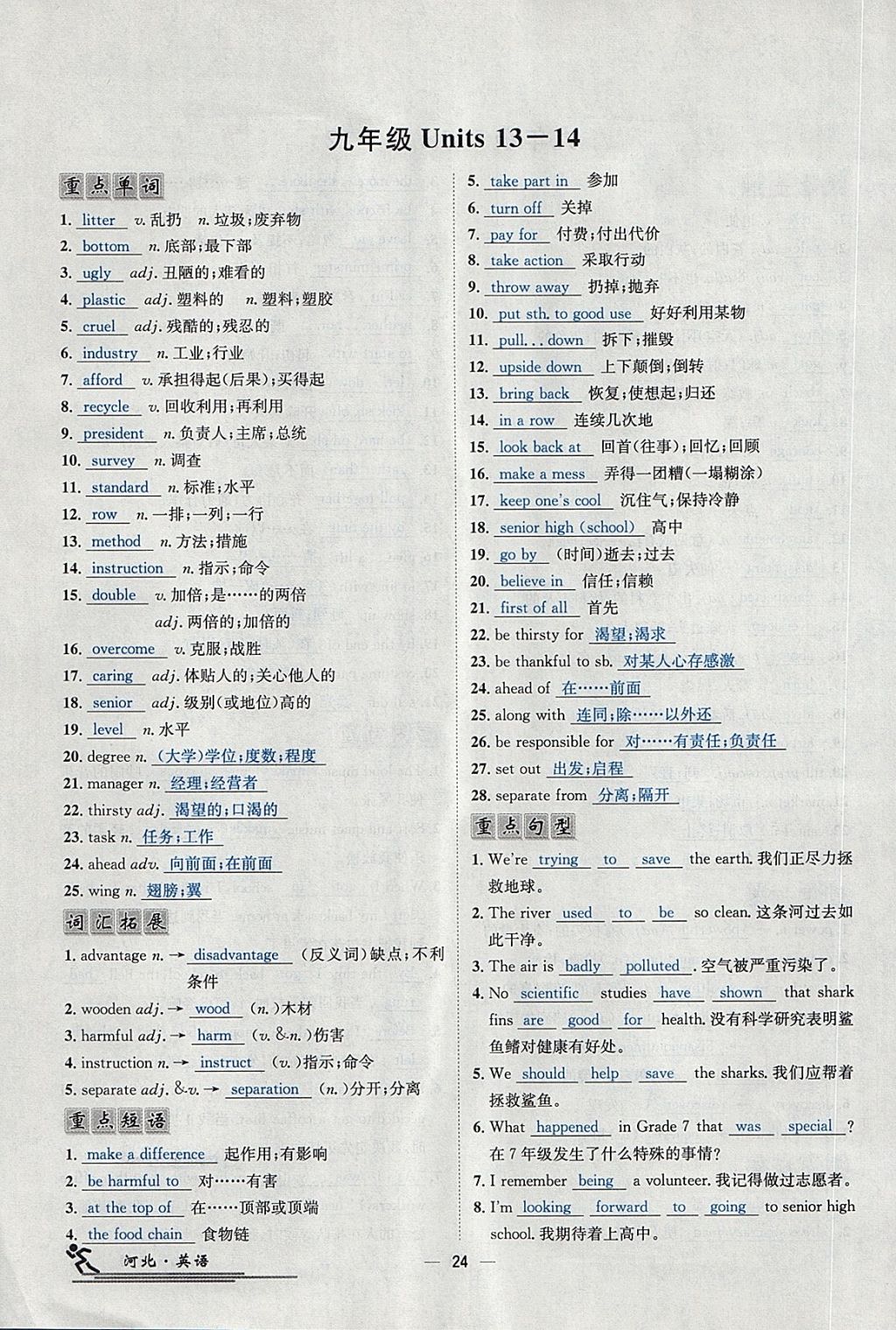 2018年中考2號(hào)河北考試說(shuō)明的說(shuō)明英語(yǔ) 第260頁(yè)