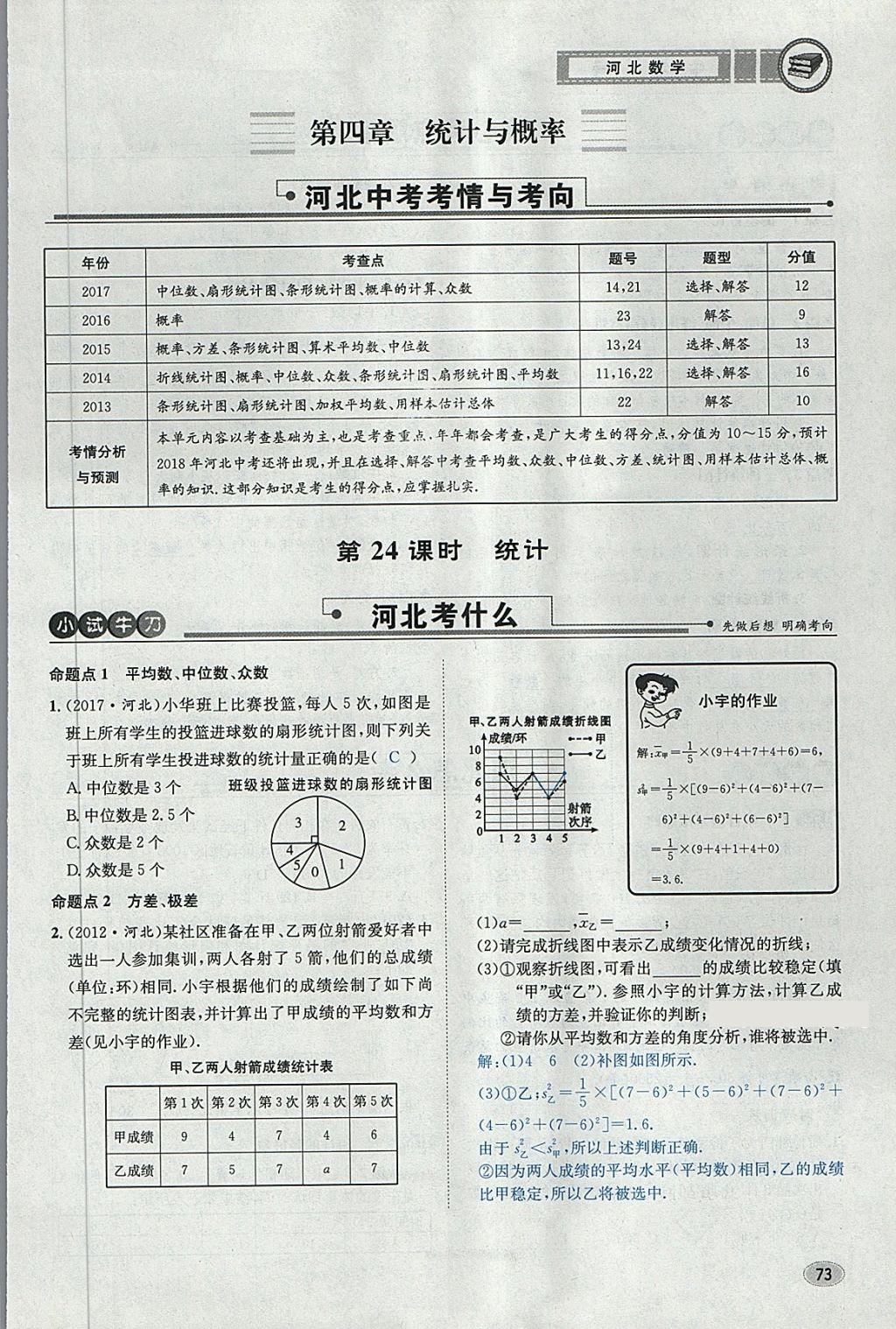 2018年中考2號河北考試說明的說明數(shù)學(xué) 第97頁