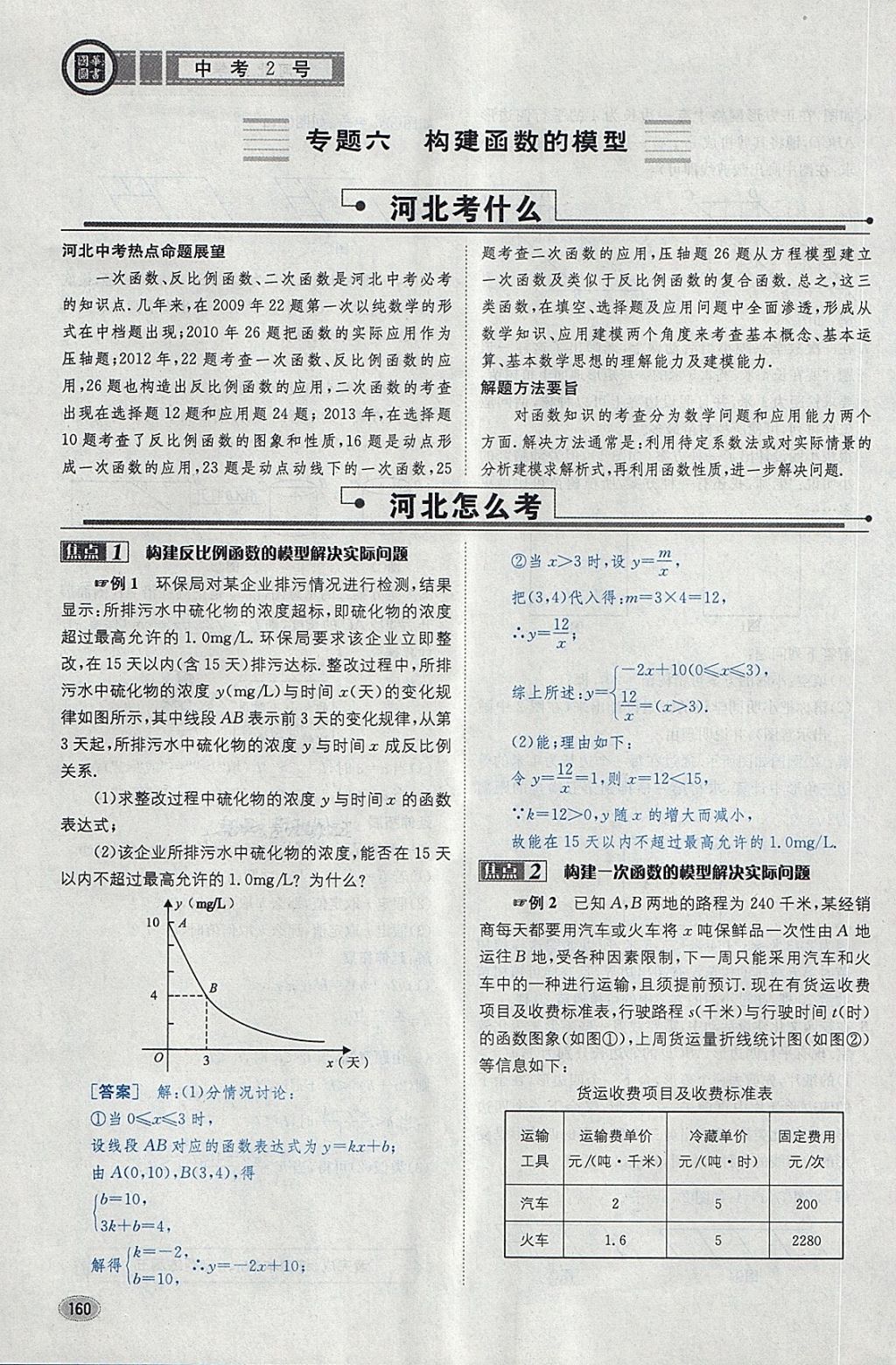 2018年中考2號河北考試說明的說明數學 第184頁