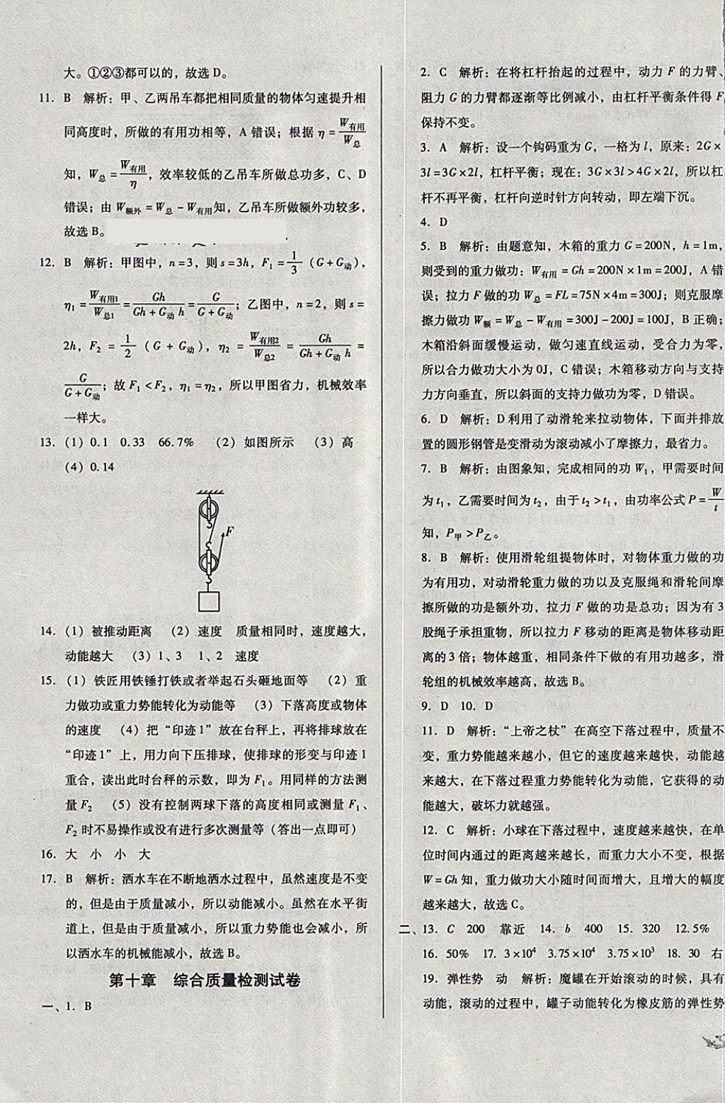 2018年單元加期末復習與測試八年級物理下冊滬科版 第7頁