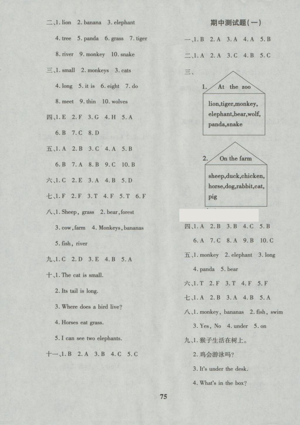 2018年黃岡360度定制密卷三年級(jí)英語(yǔ)下冊(cè)冀教版 第3頁(yè)