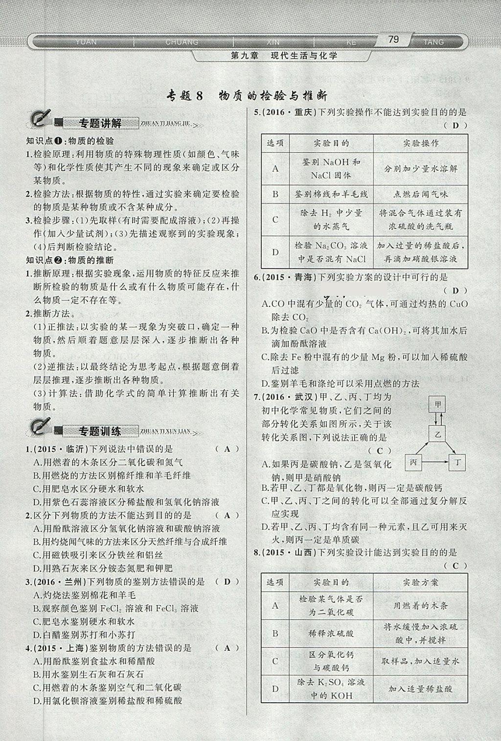 2018年原創(chuàng)新課堂九年級化學下冊科粵版 第39頁