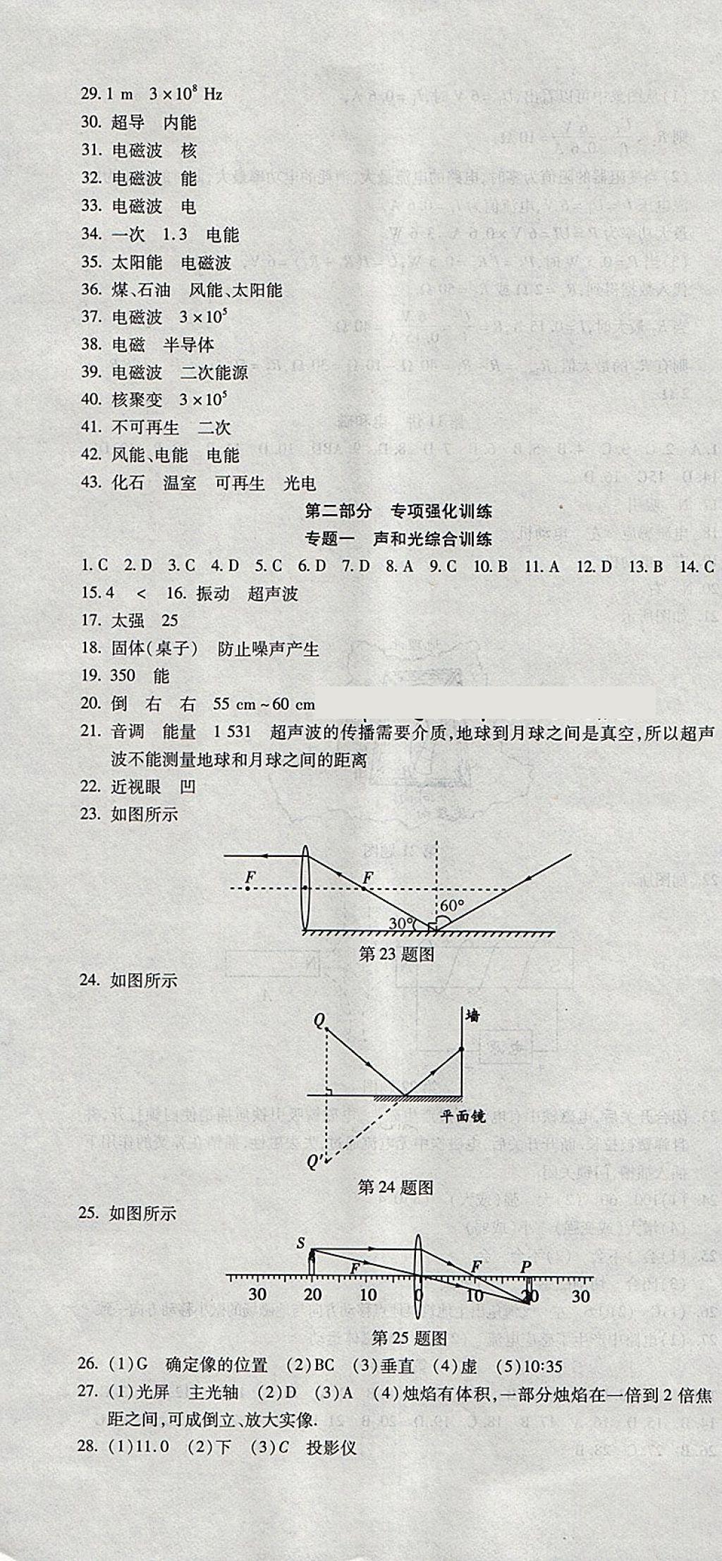 2018年初中學業(yè)水平測試用書激活中考物理 第10頁