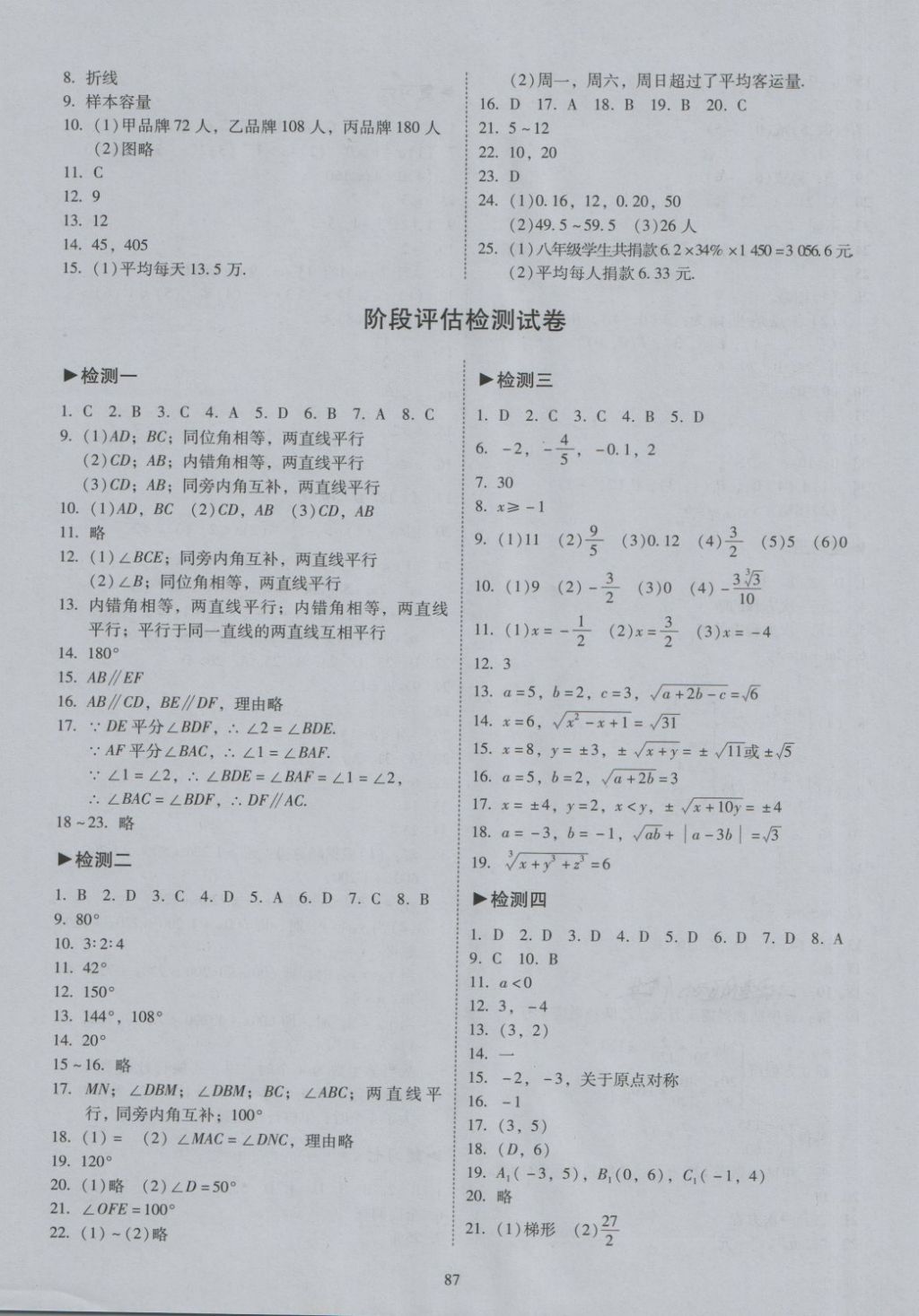 2018年开心教育期末复习冲刺卷100分七年级数学下册人教版 第3页