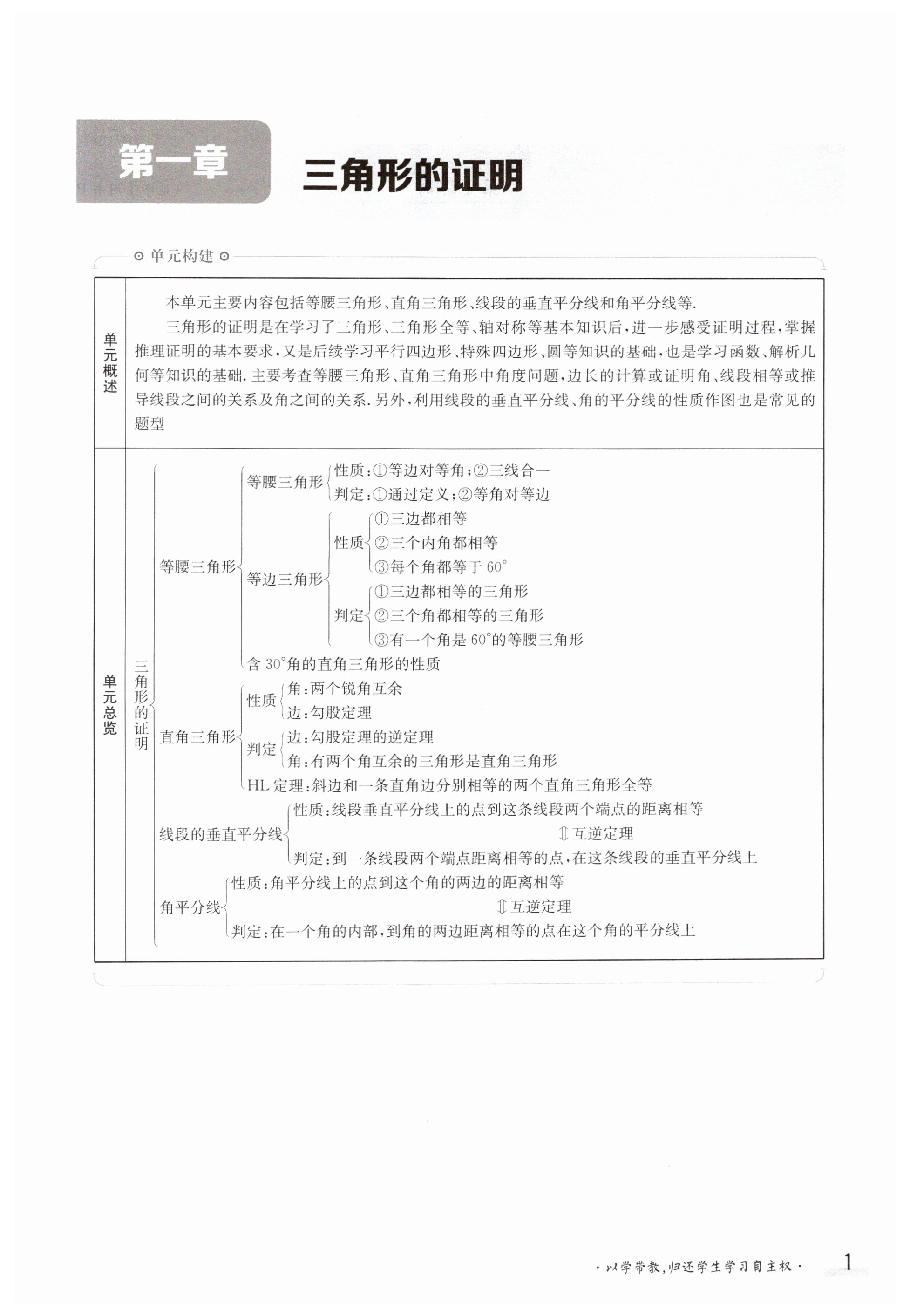 2024年金太阳导学案八年级数学下册北师大版 第1页