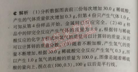 2014年5年中考3年模擬九年級初中化學(xué)上冊滬教版 第3節(jié)