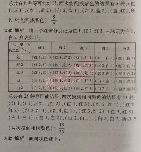 課本北師大版九年級(jí)數(shù)學(xué)上冊(cè) 1