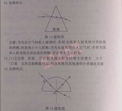 2014年啟東中學作業(yè)本八年級物理上冊人教版 作業(yè)23