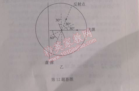 2014年啟東中學(xué)作業(yè)本八年級(jí)物理上冊人教版 作業(yè)21