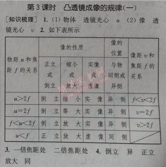 2014年通城學(xué)典課時(shí)作業(yè)本八年級(jí)物理上冊(cè)人教版 3