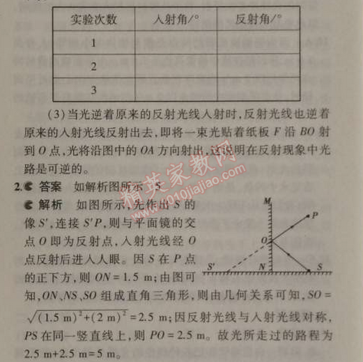 2014年5年中考3年模擬初中物理八年級(jí)上冊(cè)蘇科版 5