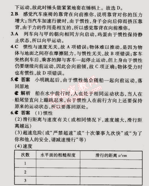 2015年5年中考3年模擬初中物理八年級下冊蘇科版 第二節(jié)