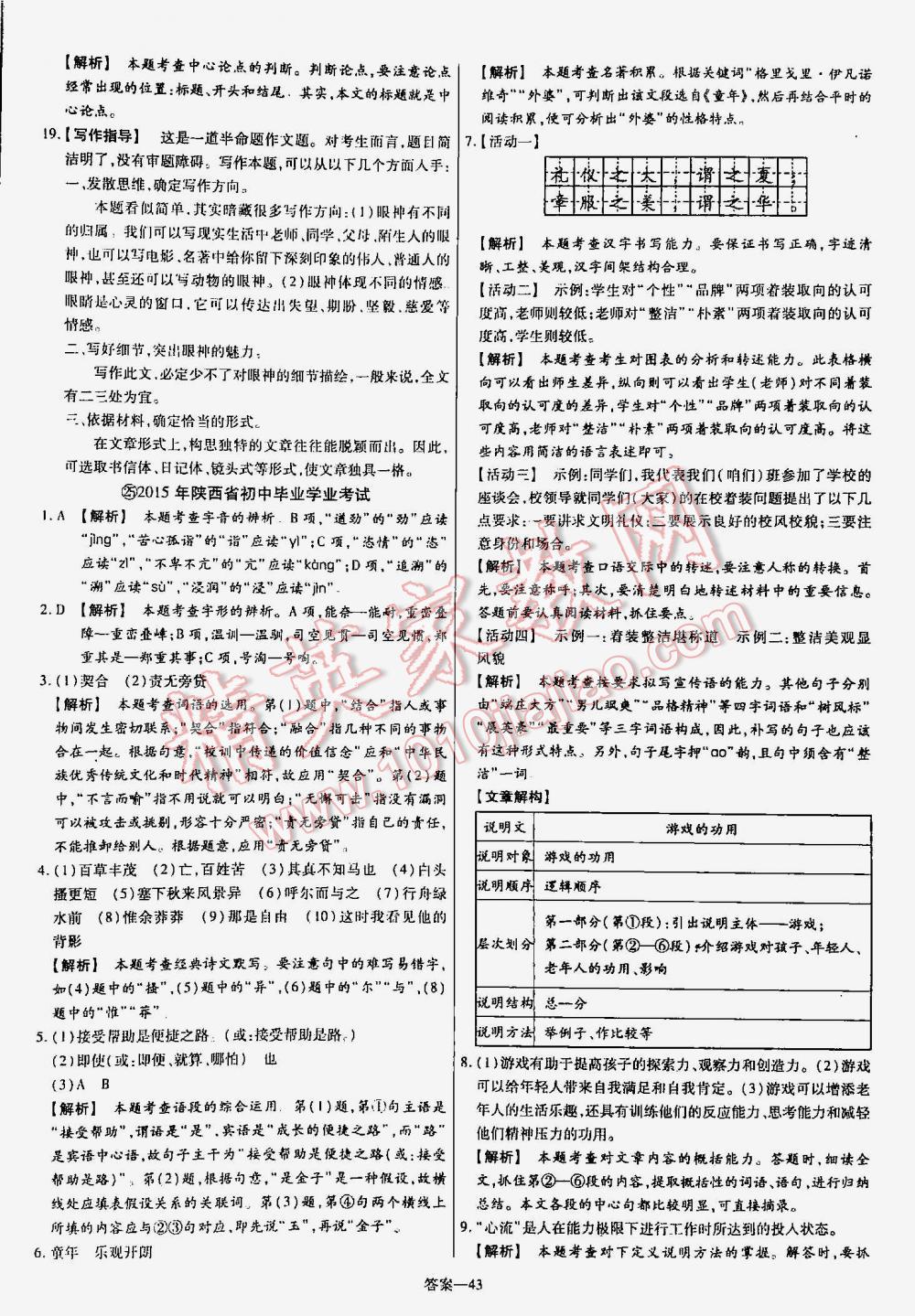 2016年金考卷山東中考45套匯編語文 第43頁