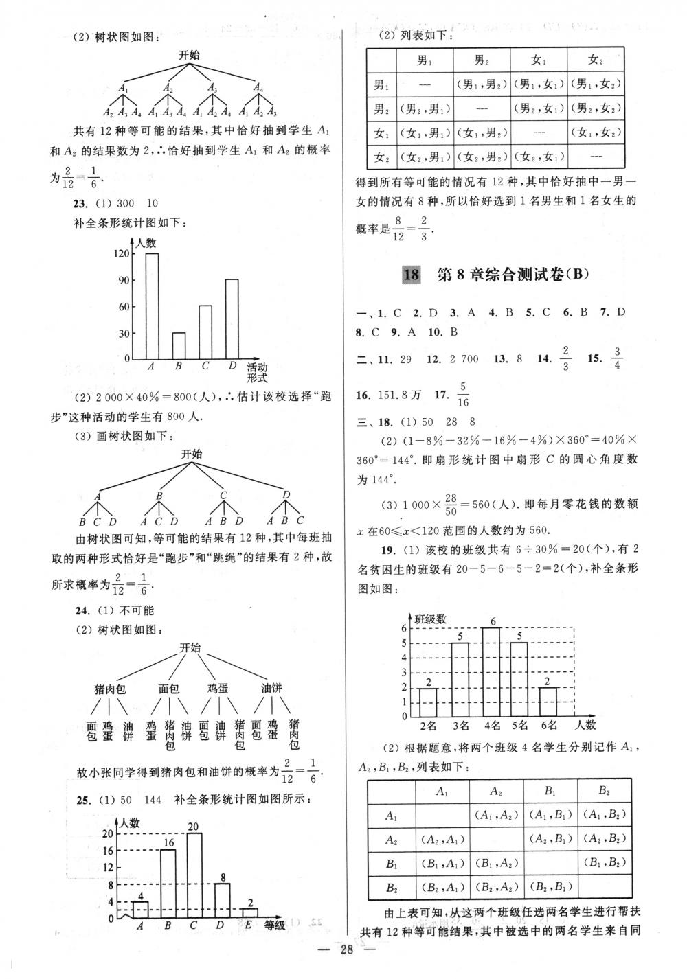 2018年亮点给力大试卷九年级数学下册江苏版 第28页