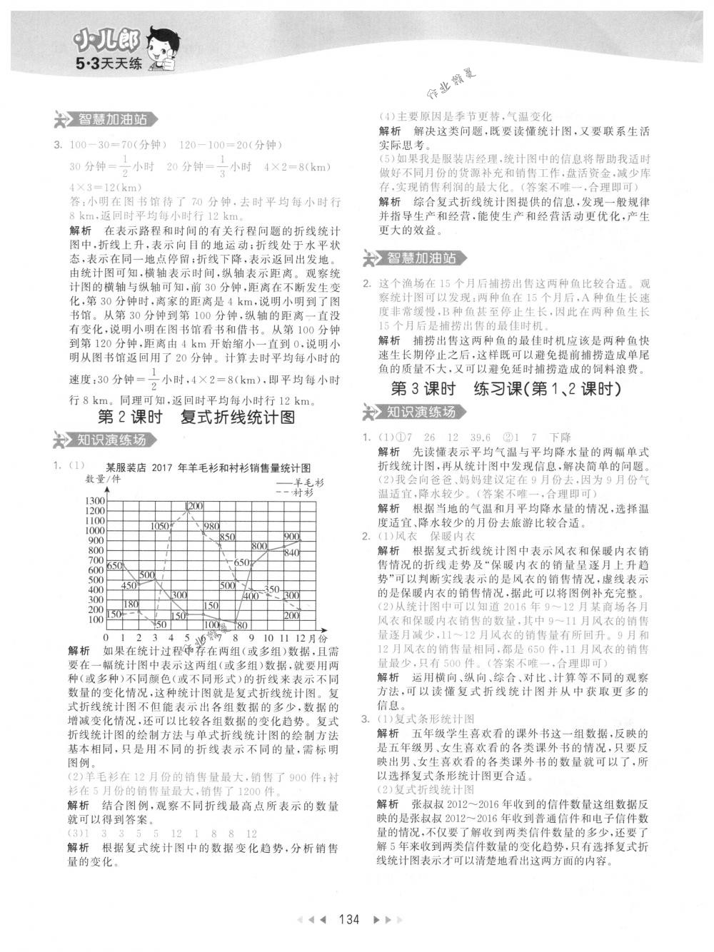 2018年53天天練五年級數(shù)學下冊人教版 第42頁