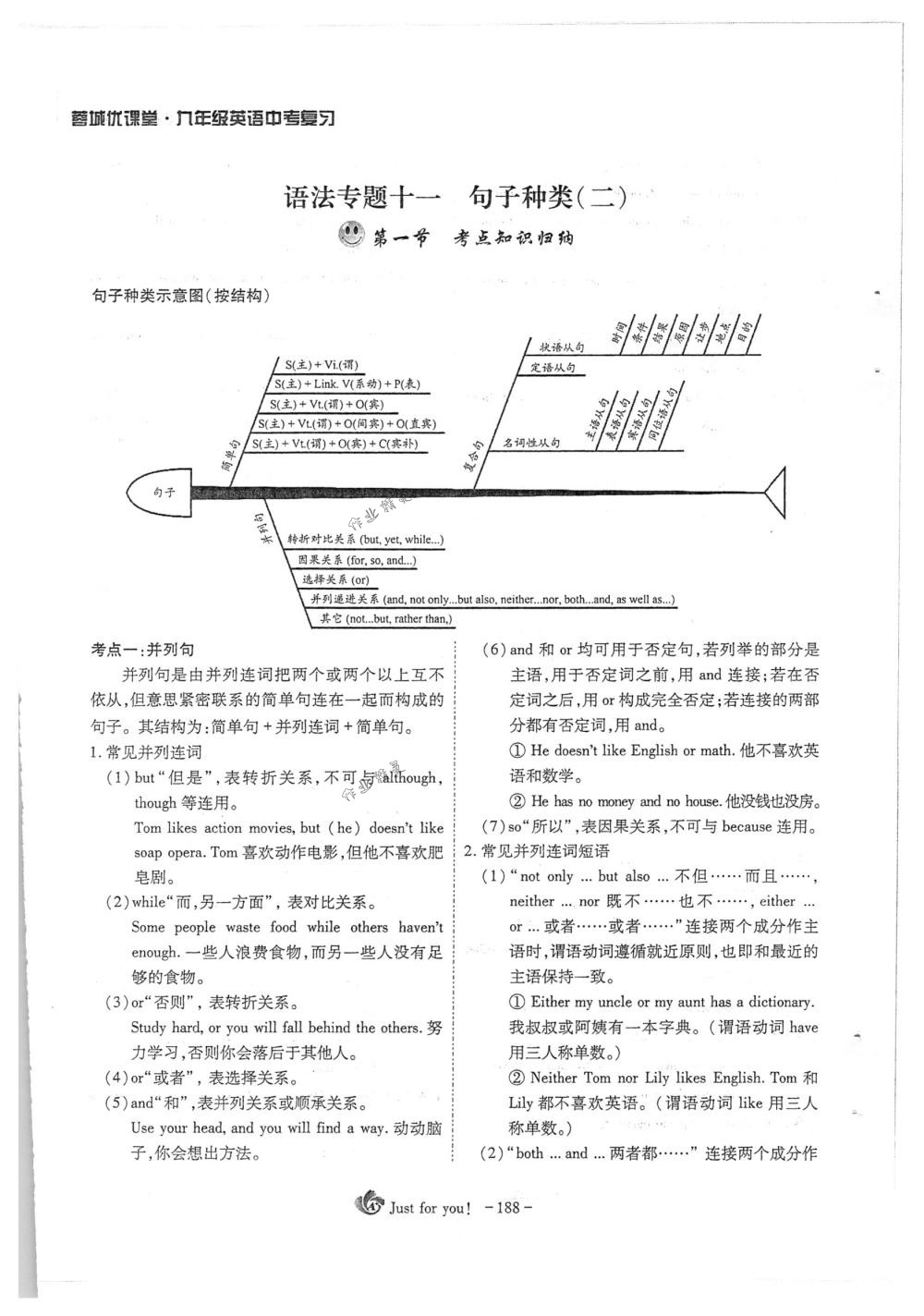 2018年蓉城優(yōu)課堂給力A+九年級(jí)英語(yǔ)下冊(cè)人教版 第188頁(yè)