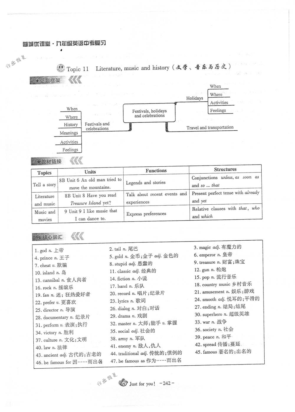 2018年蓉城優(yōu)課堂給力A+九年級英語下冊人教版 第242頁