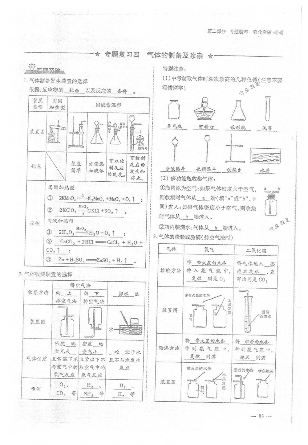 2018年蓉城优课堂给力A+九年级化学下册人教版 第83页