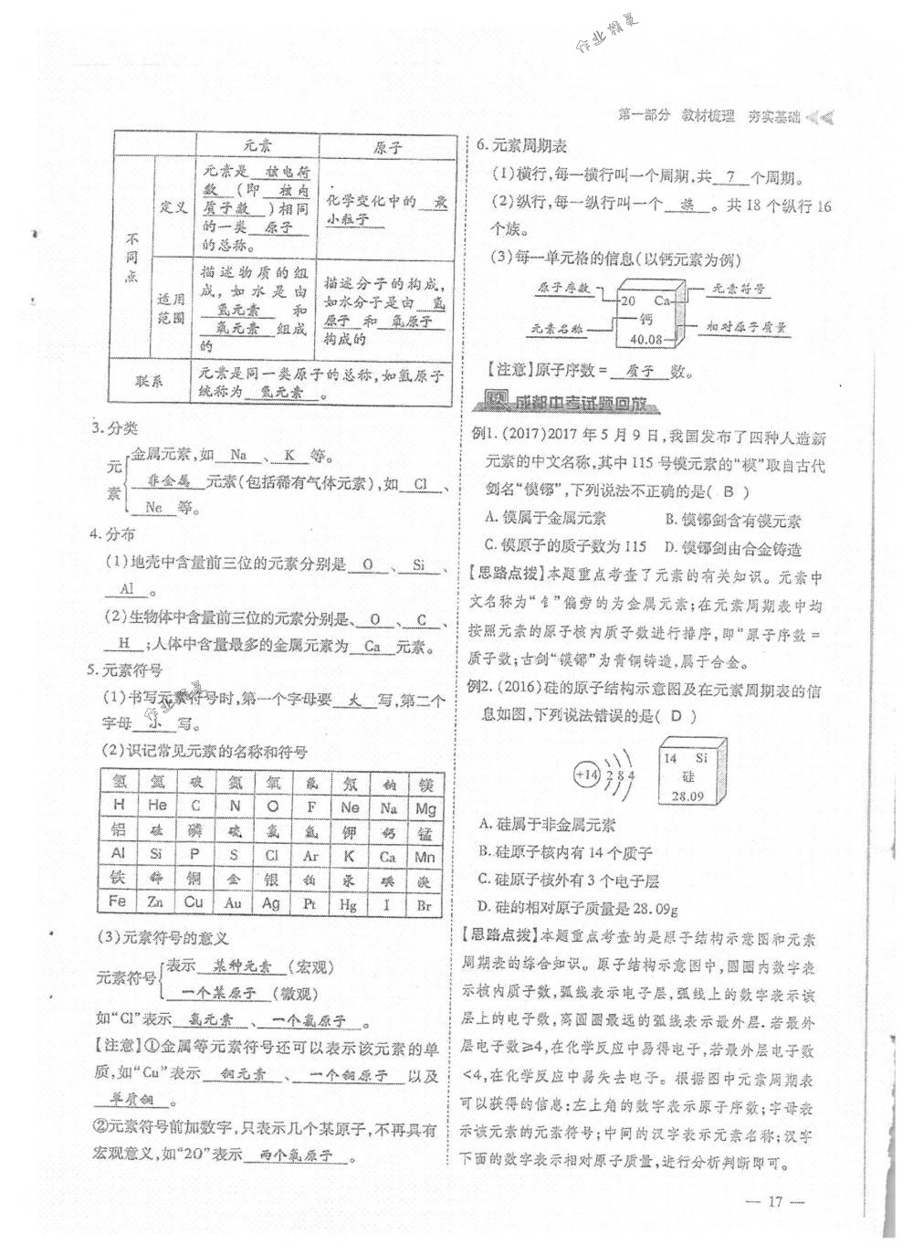2018年蓉城优课堂给力A+九年级化学下册人教版 第17页