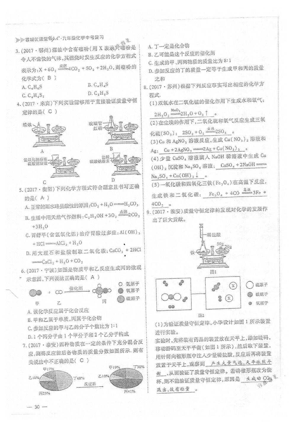 2018年蓉城优课堂给力A+九年级化学下册人教版 第30页