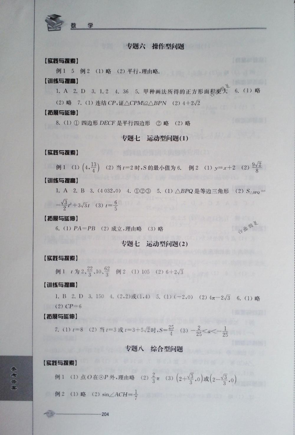 2018年初中复习与能力训练九年级数学全一册苏科版 第16页