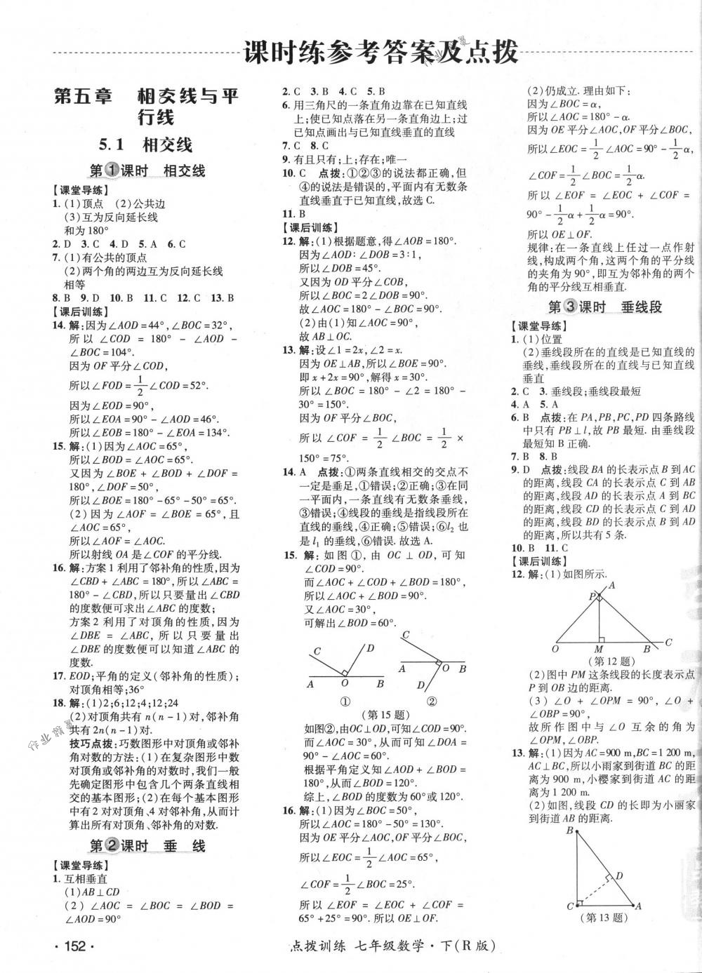 2018年點(diǎn)撥訓(xùn)練七年級(jí)數(shù)學(xué)下冊(cè)人教版 第7頁(yè)