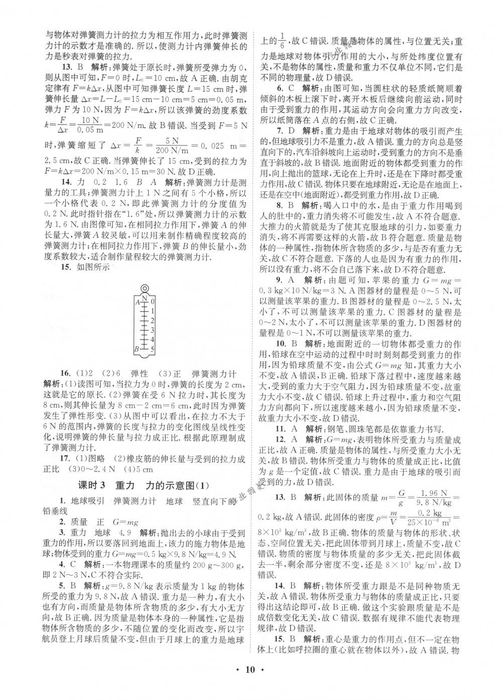 2018年初中物理小題狂做八年級(jí)下冊(cè)蘇科版提優(yōu)版 第10頁(yè)