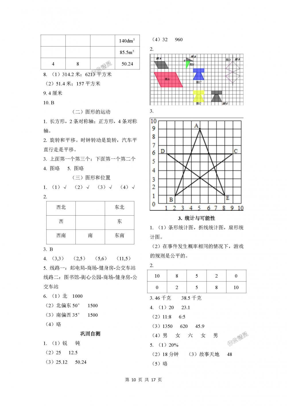 2018年课程基础训练六年级数学下册人教版湖南少年儿童出版社 第10页