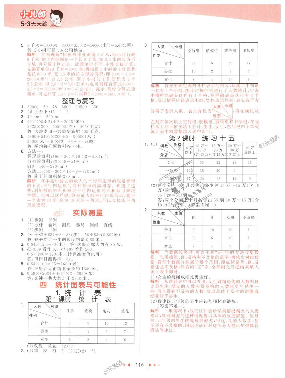 2018年53天天練小學(xué)數(shù)學(xué)五年級上冊北京版 第8頁