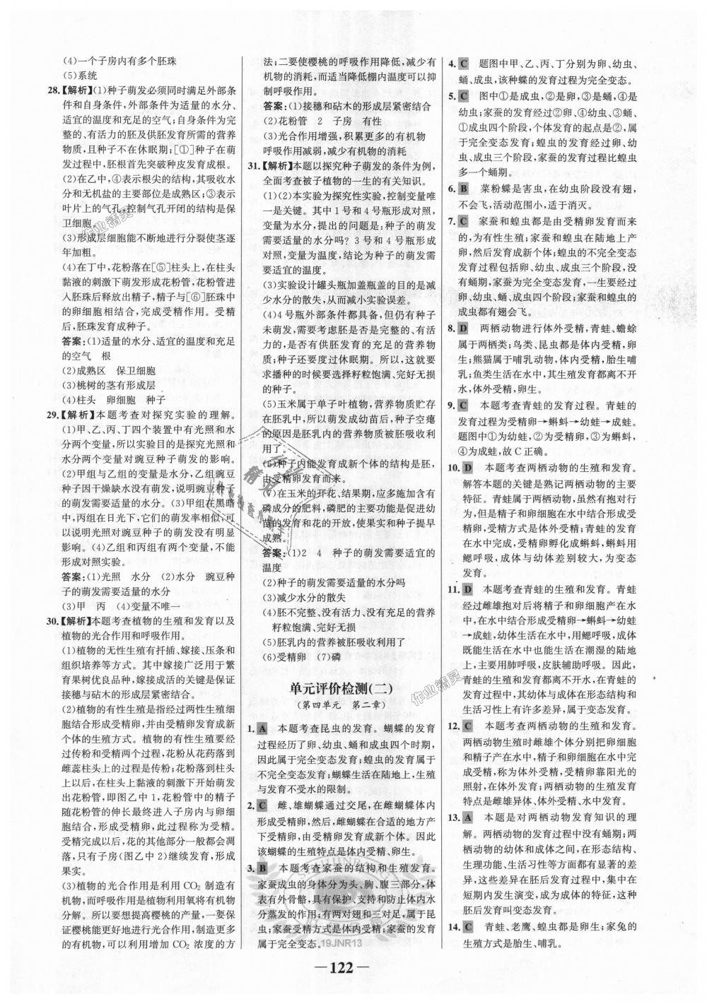 2018年世紀(jì)金榜金榜學(xué)案八年級(jí)生物上冊(cè)濟(jì)南版 第22頁(yè)