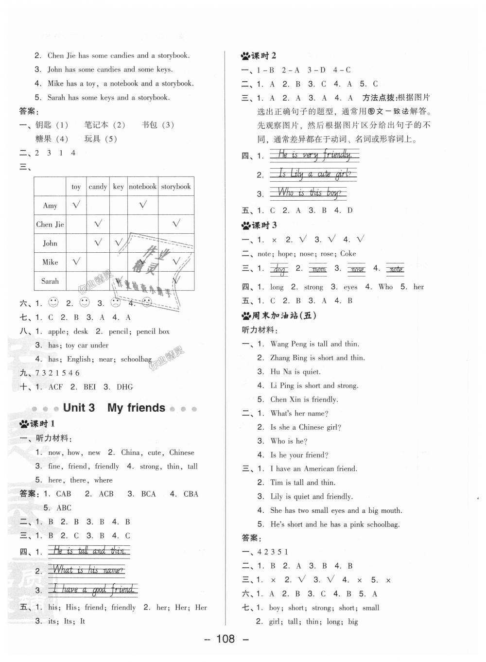 2018年綜合應(yīng)用創(chuàng)新題典中點(diǎn)四年級(jí)英語(yǔ)上冊(cè)人教PEP版 第8頁(yè)