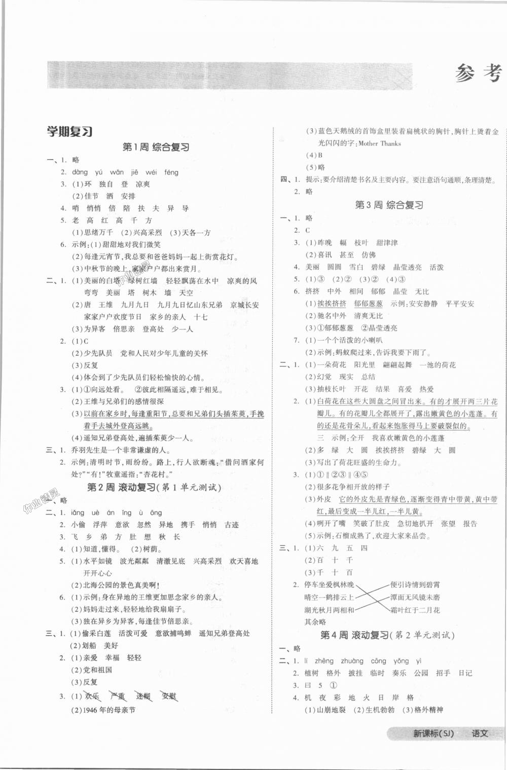 2018年全品小復(fù)習(xí)三年級(jí)語(yǔ)文上冊(cè)蘇教版 第1頁(yè)