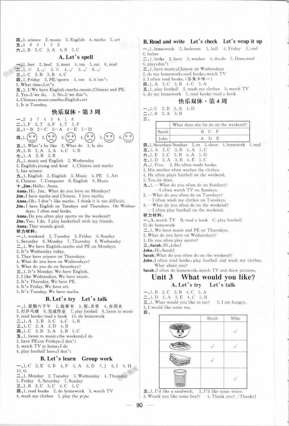 2018年陽(yáng)光計(jì)劃第一步全效訓(xùn)練達(dá)標(biāo)方案五年級(jí)英語(yǔ)上冊(cè)人教版 第2頁(yè)