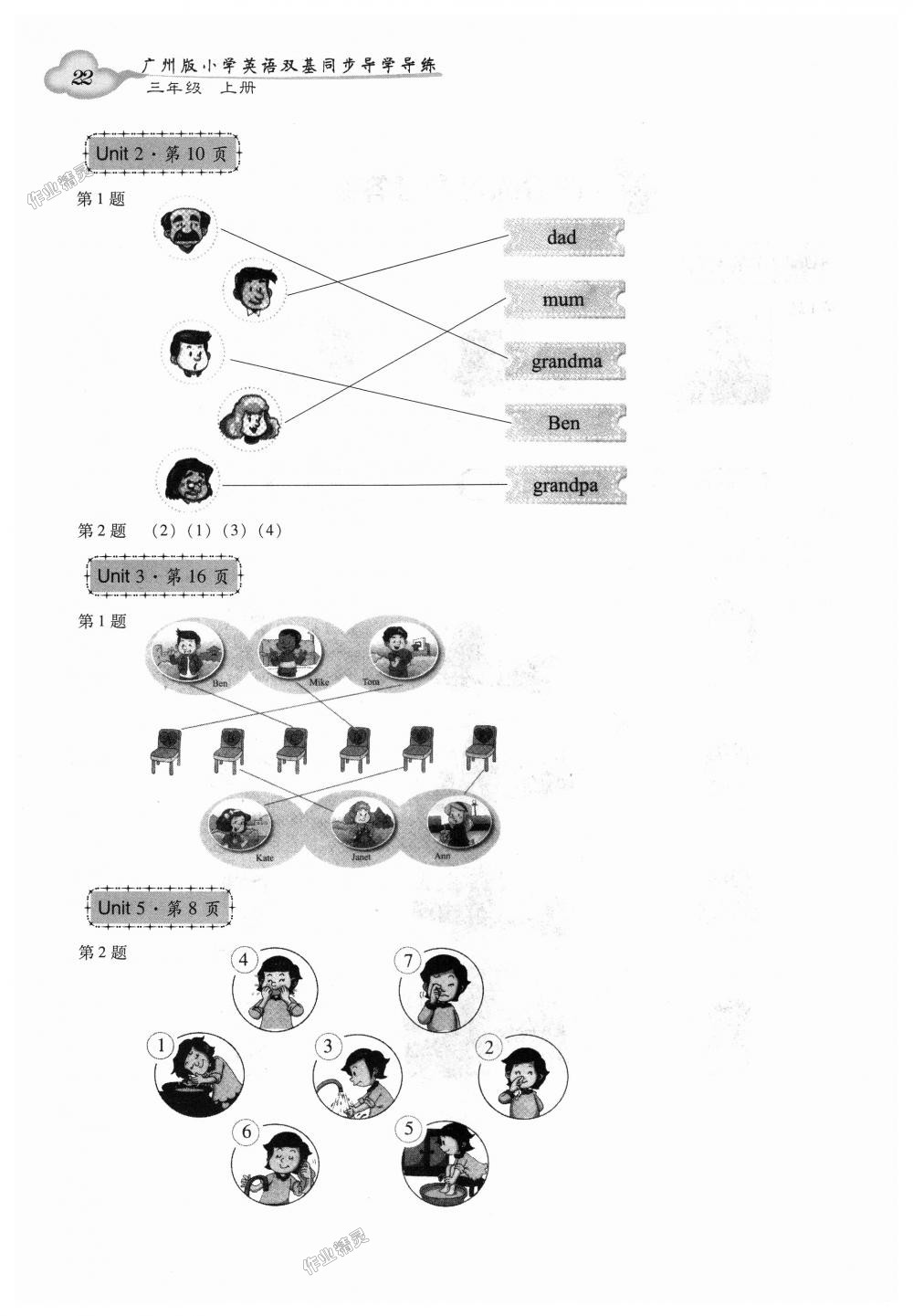 2018年小學(xué)英語雙基同步導(dǎo)學(xué)導(dǎo)練三年級(jí)上冊(cè)廣州版 第11頁