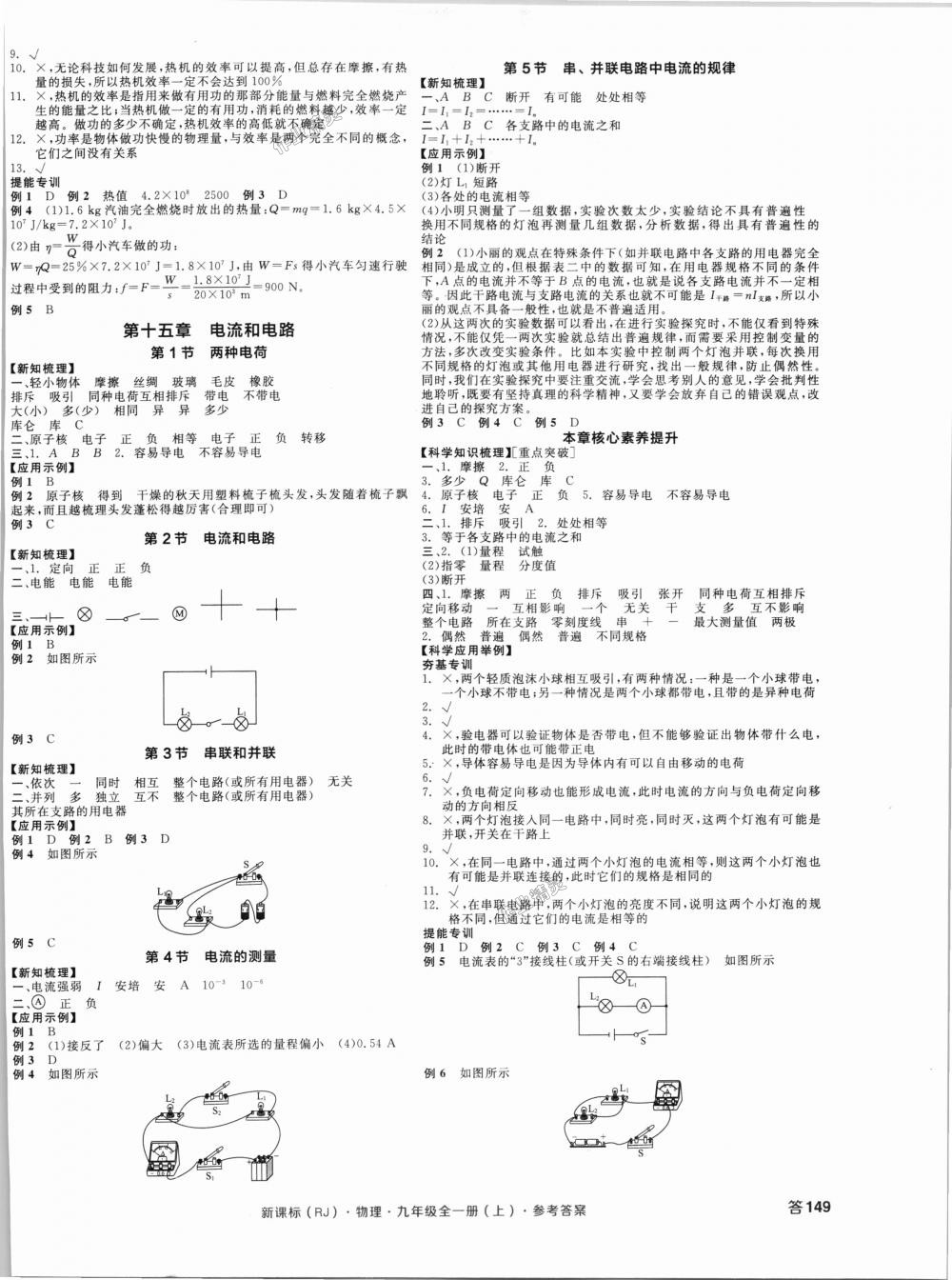 2018年全品學(xué)練考九年級(jí)物理全一冊(cè)上人教版 第2頁(yè)