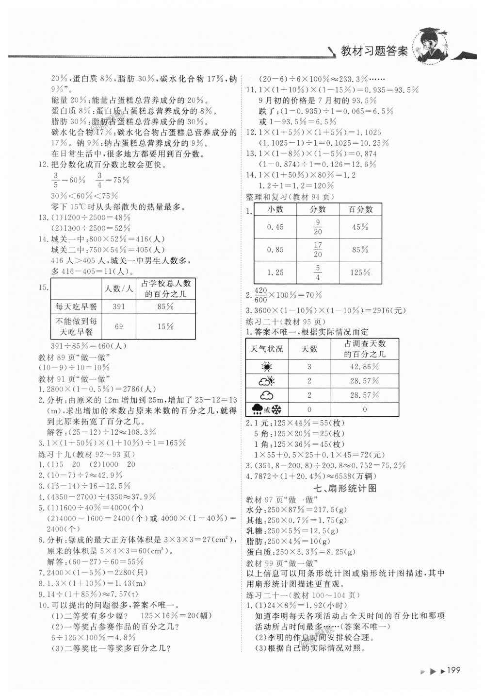 2018年黃岡小狀元數(shù)學(xué)詳解六年級數(shù)學(xué)上冊人教版廣東專版 第16頁