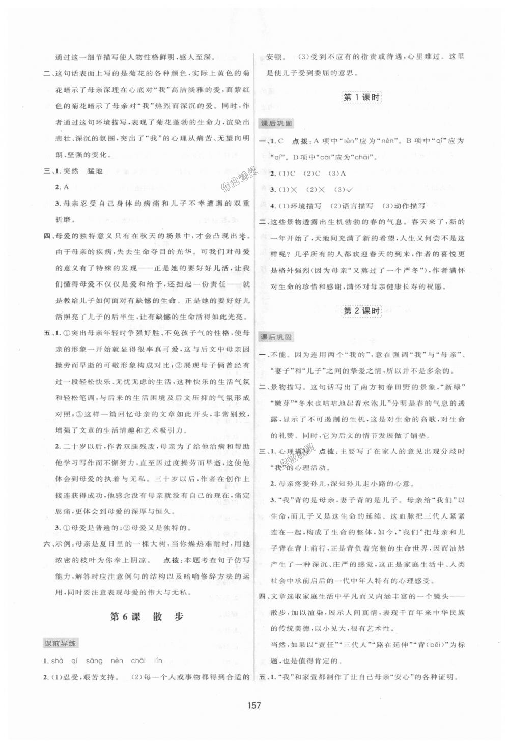 2018年三維數(shù)字課堂七年級(jí)語文上冊(cè)人教版 第5頁