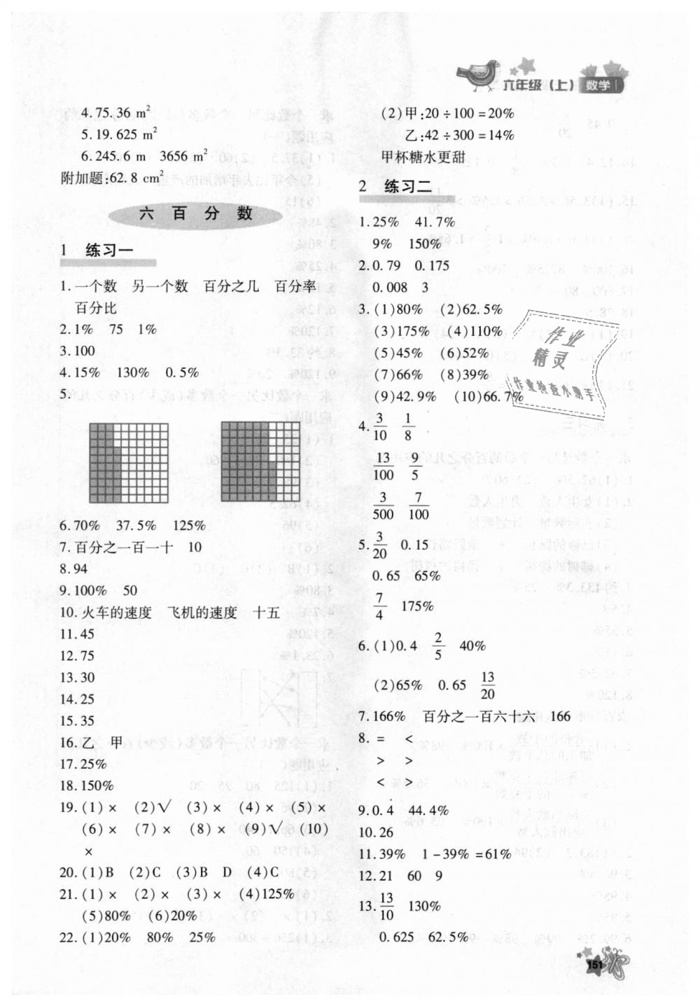 2018年新教材同步導(dǎo)學(xué)優(yōu)化設(shè)計課課練六年級數(shù)學(xué)上冊人教版 第19頁