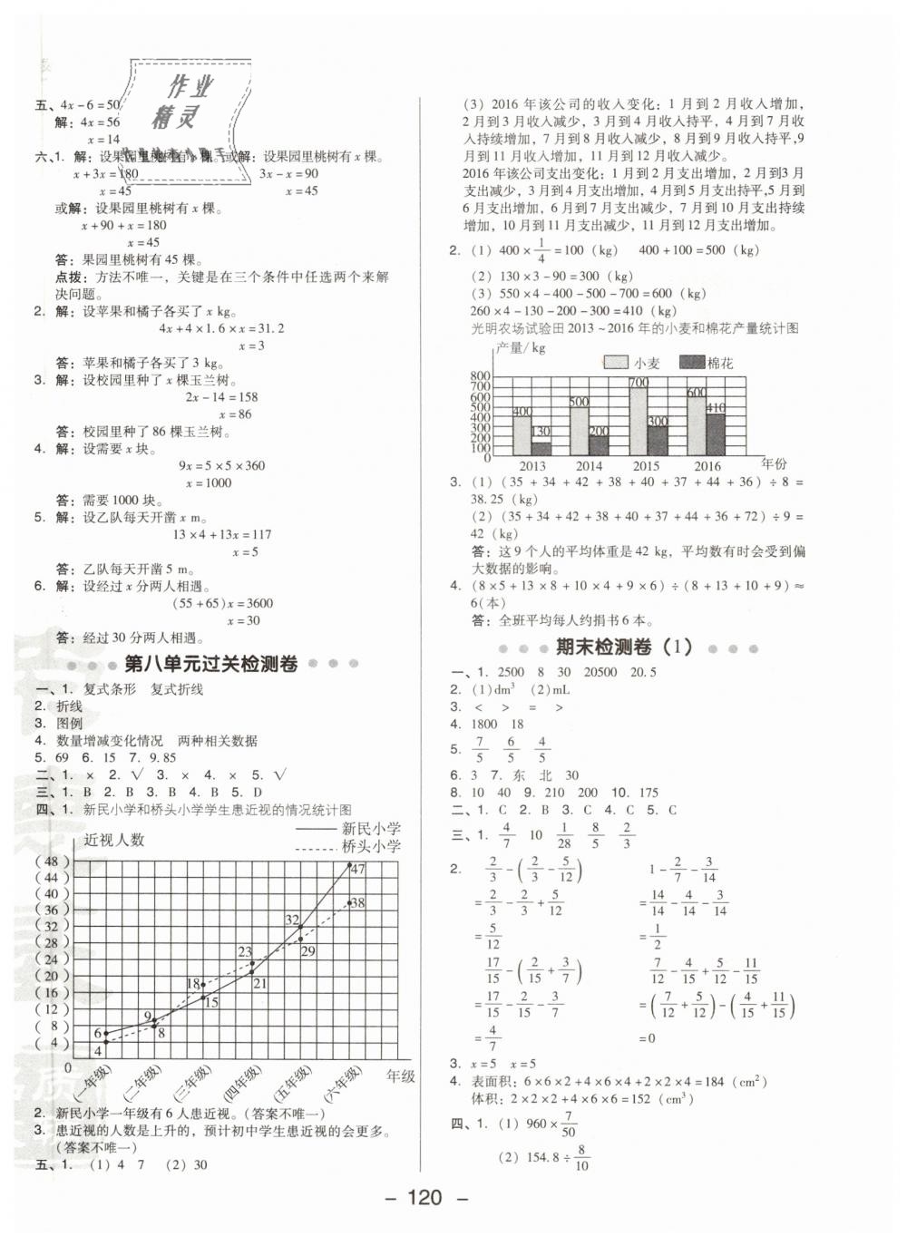 2019年綜合應(yīng)用創(chuàng)新題典中點五年級數(shù)學(xué)下冊北師大版 第4頁