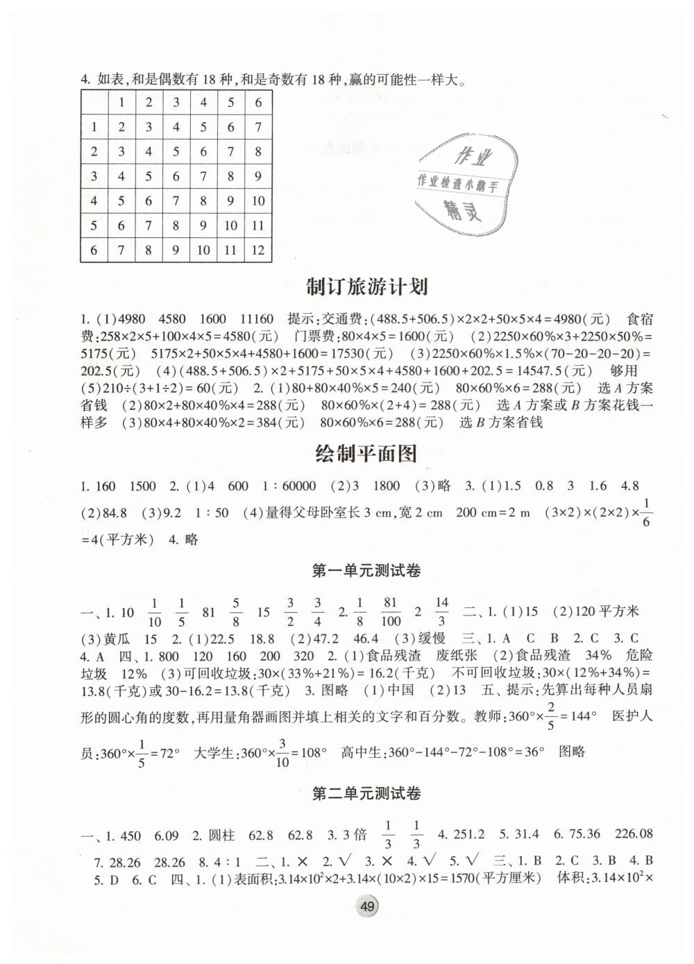 2019年經(jīng)綸學(xué)典棒棒堂六年級數(shù)學(xué)下冊江蘇版 第13頁