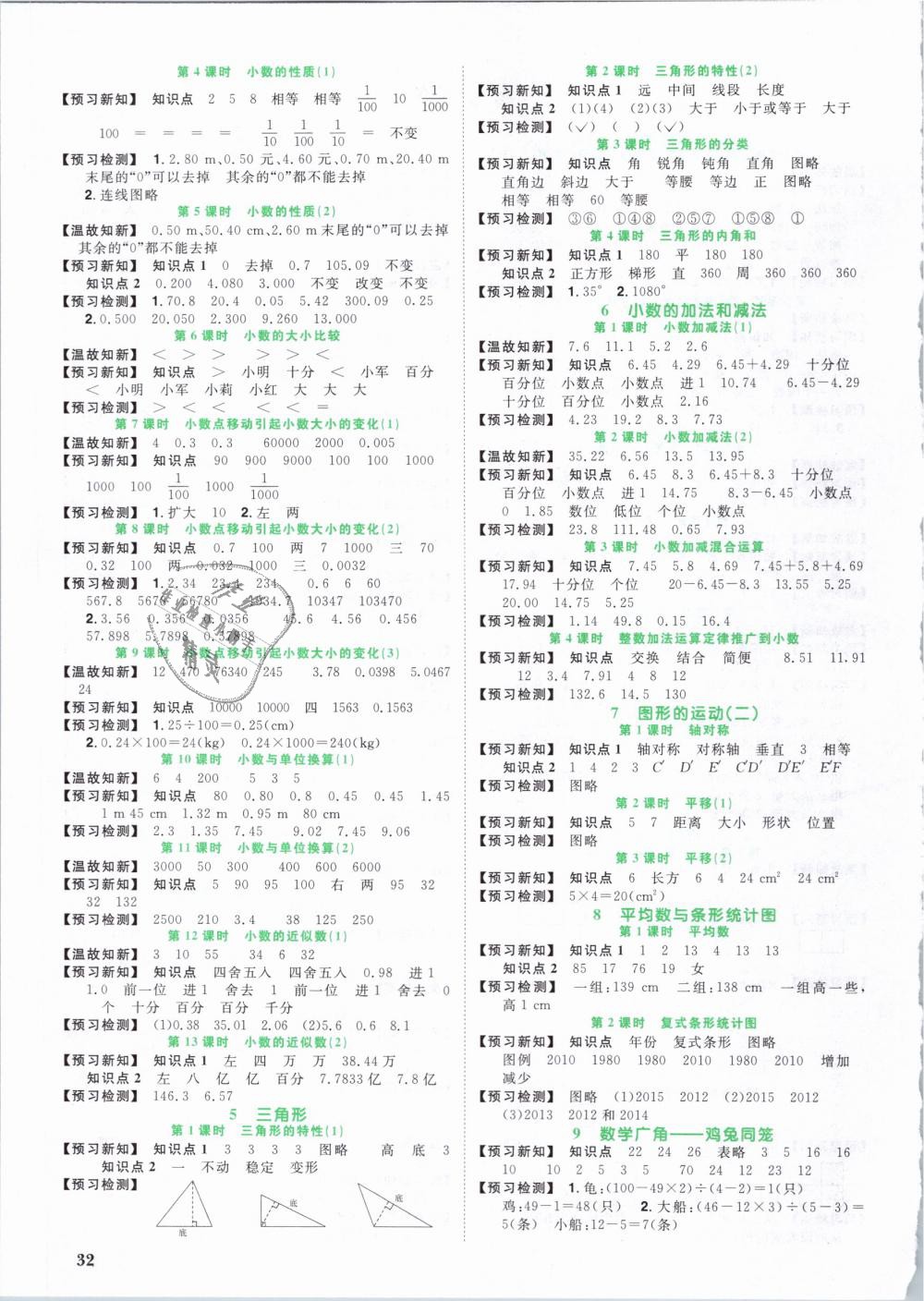 2019年陽光同學(xué)課時優(yōu)化作業(yè)四年級數(shù)學(xué)下冊人教版 第12頁