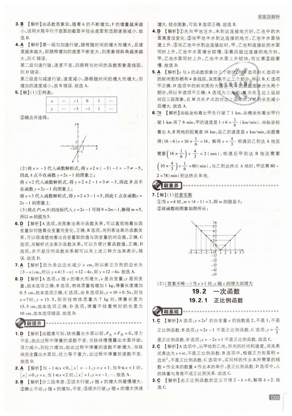 2019年初中必刷題八年級(jí)數(shù)學(xué)下冊(cè)人教版 第33頁