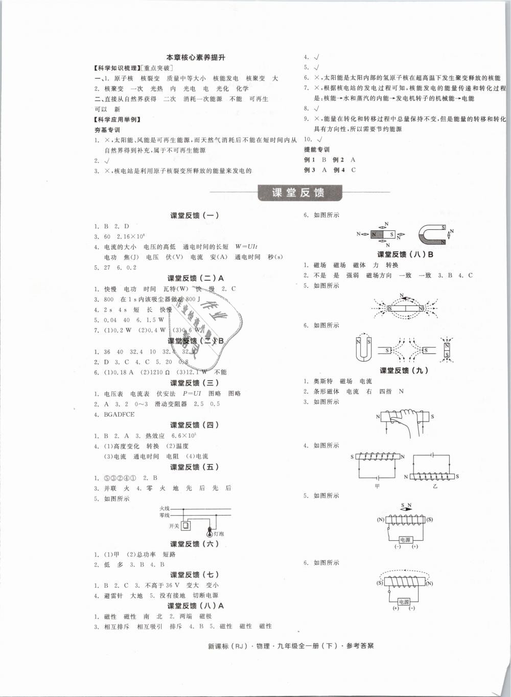 2019年全品學(xué)練考九年級物理全一冊下人教版 第5頁