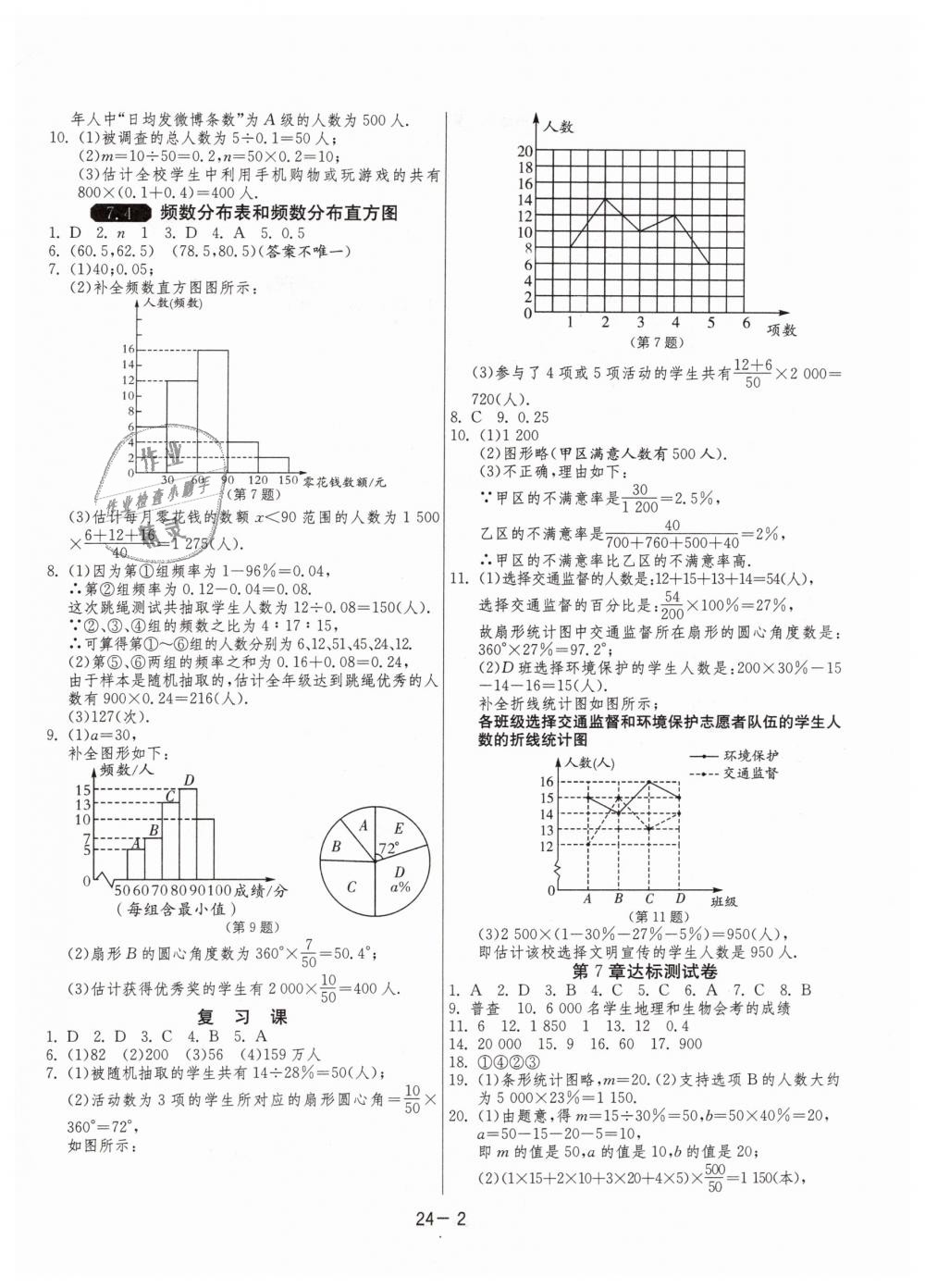 2019年1課3練單元達(dá)標(biāo)測試八年級數(shù)學(xué)下冊蘇科版 第2頁