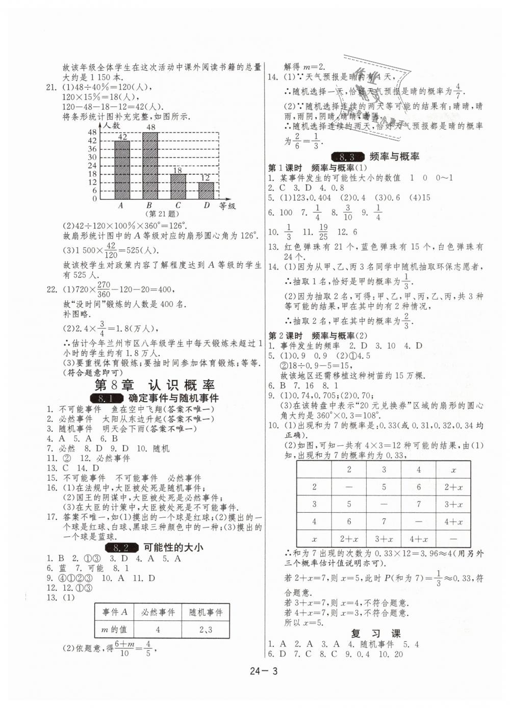 2019年1課3練單元達標(biāo)測試八年級數(shù)學(xué)下冊蘇科版 第3頁