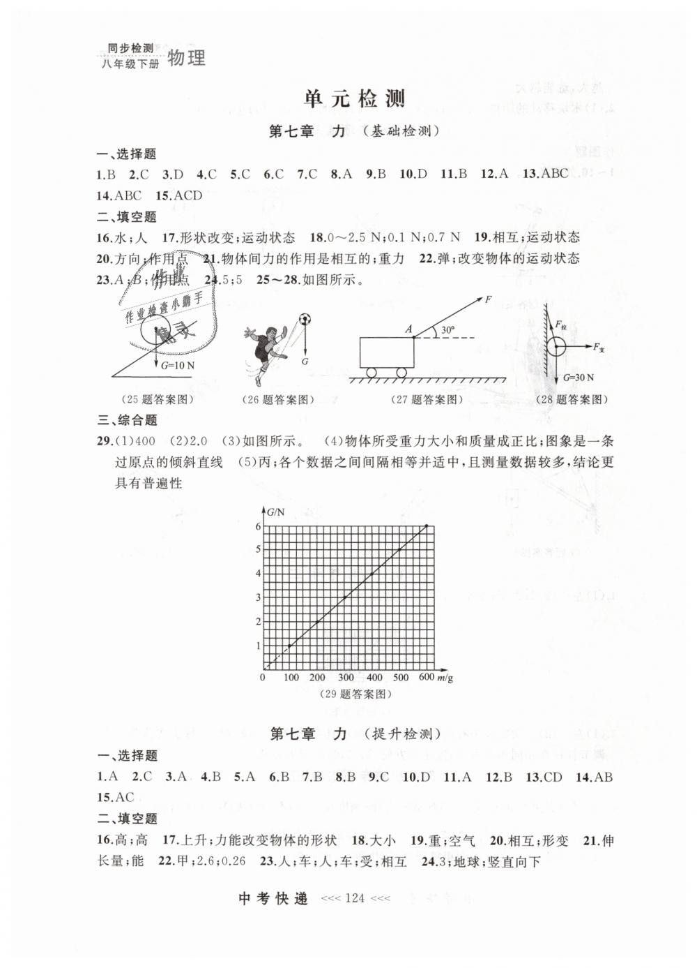 2019年中考快遞同步檢測八年級物理下冊人教版 第16頁