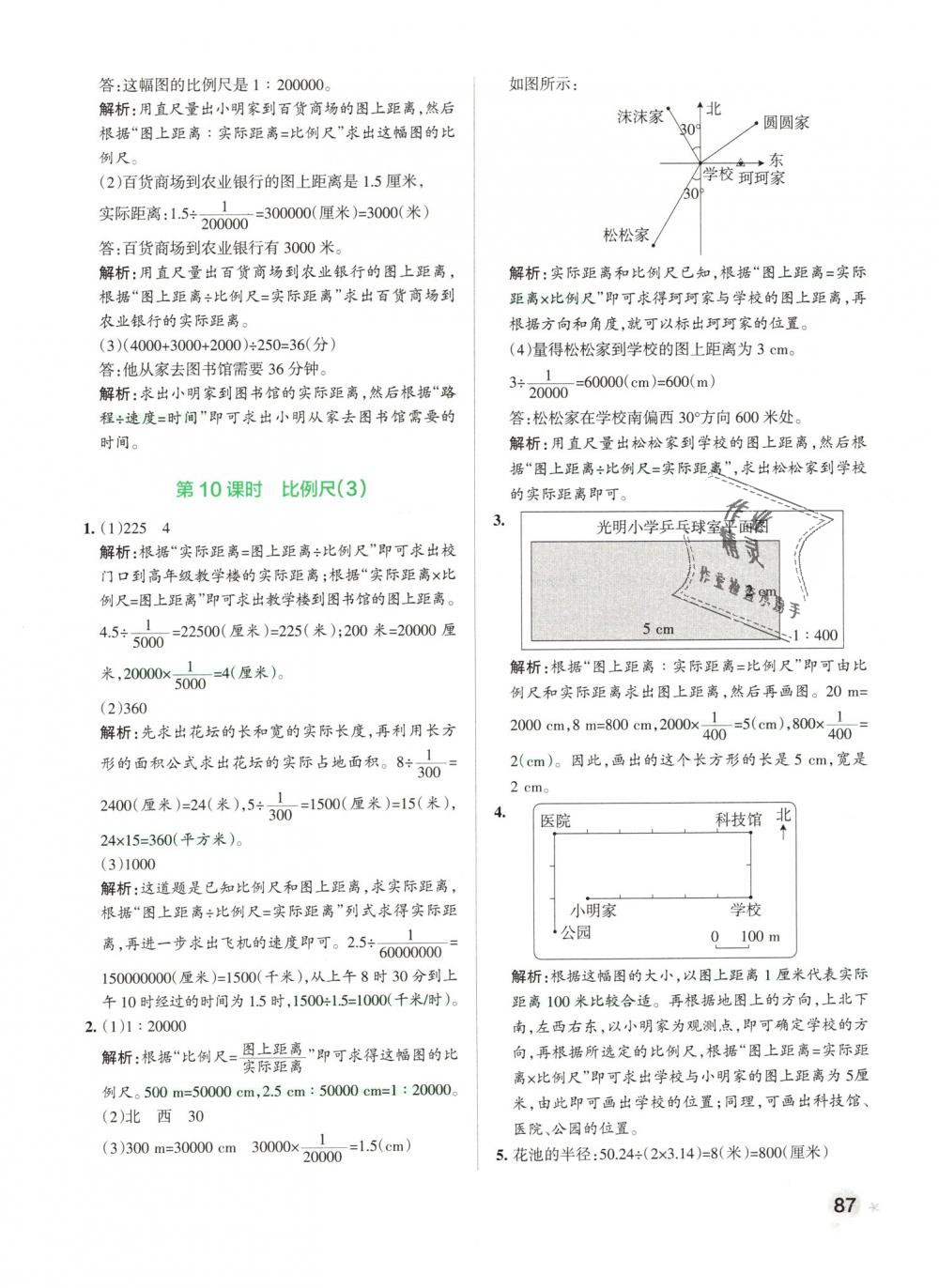 2019年小學學霸作業(yè)本六年級數(shù)學下冊人教版 第19頁