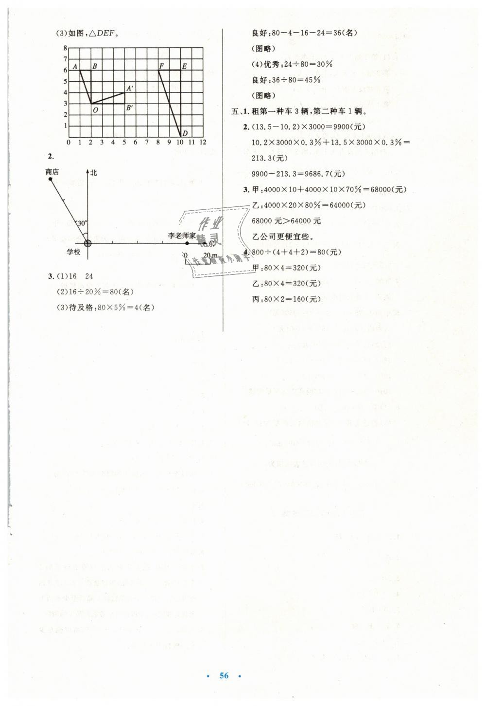 2019年小學(xué)同步測(cè)控優(yōu)化設(shè)計(jì)六年級(jí)數(shù)學(xué)下冊(cè)人教版增強(qiáng)版 第16頁(yè)