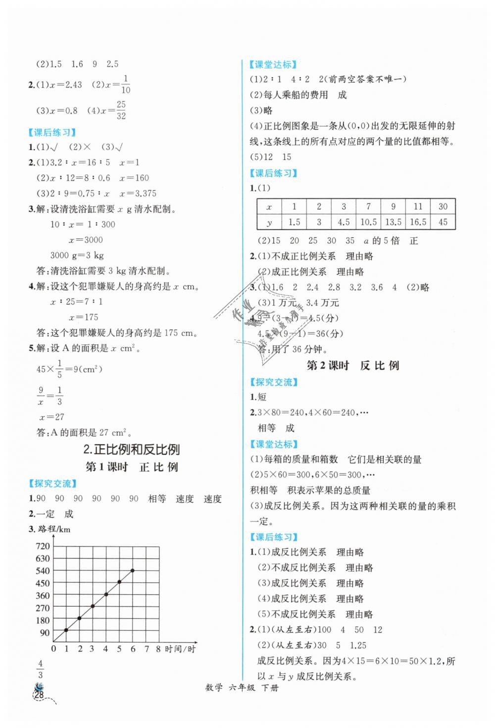 2019年同步導(dǎo)學(xué)案課時練六年級數(shù)學(xué)下冊人教版 第6頁