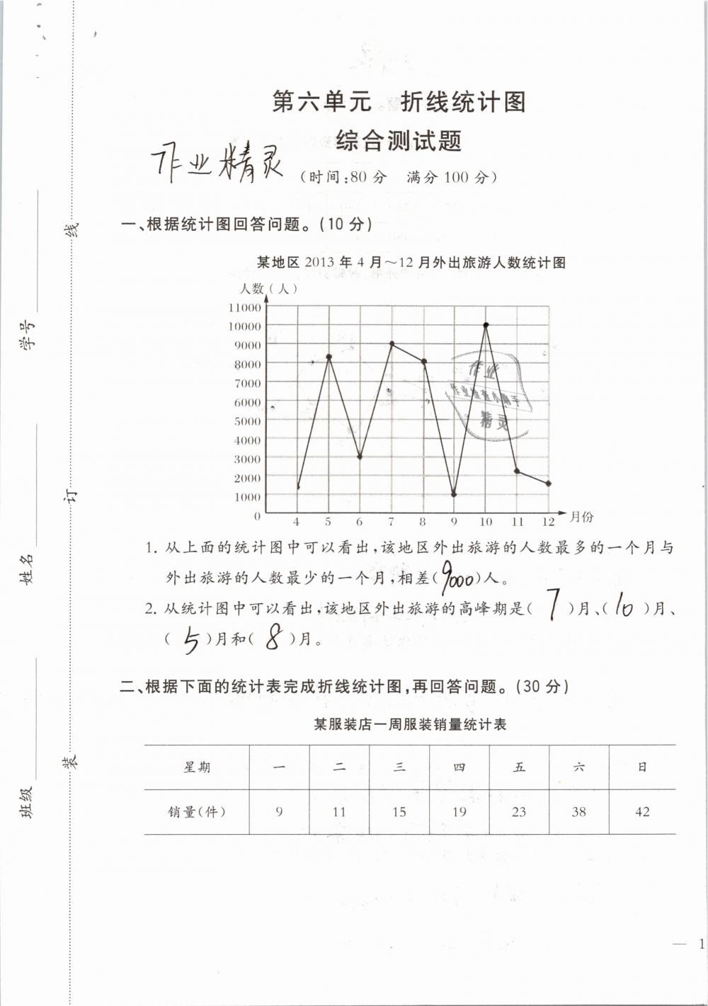 2019年小学数学同步练习五年级下册西师大版西南师范大学出版社 参考答案第82页